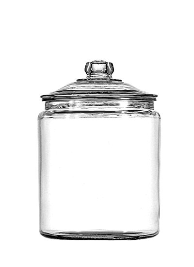 Anchor Hocking Heritage Hill Glass 0.5 Gallon Storage Jar, Set of 1