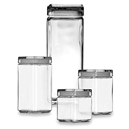 Anchor Hocking 1.5-Quart Stackable Square Canister