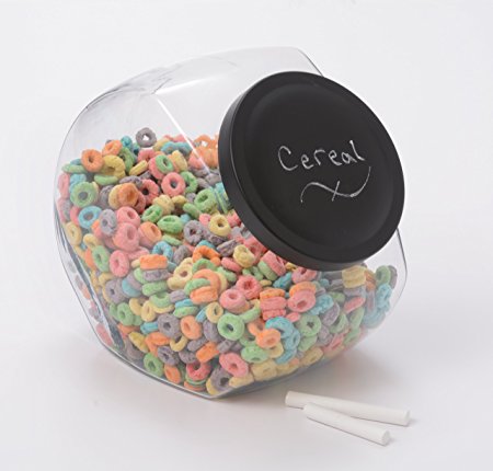 Anchor Hocking 1 Gallon Candy Jar with Black Chalkboard Lid