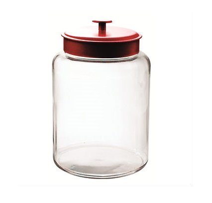 Anchor Hocking 2.5 Gallon Montana Jar w/ Red Metal Cover
