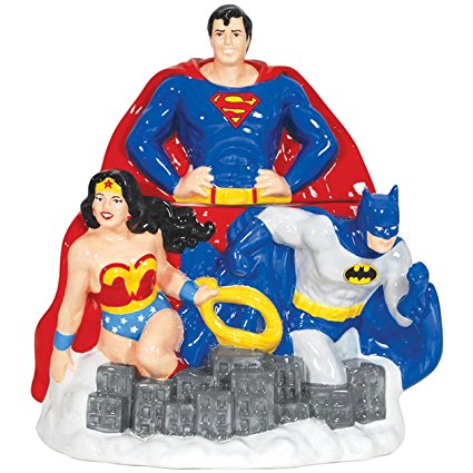 Westland Giftware Ceramic Cookie Jar, 11.5-Inch, DC Comics Super Heroes