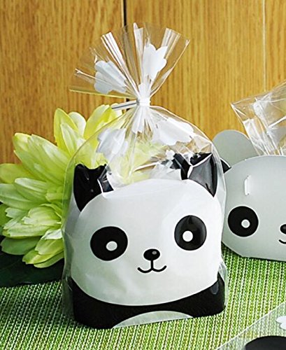 Yunko 100-Pack Panda Sweet Cookie Candy Party Gift Wrapping Packaging Bags (3.9 x 5.9)