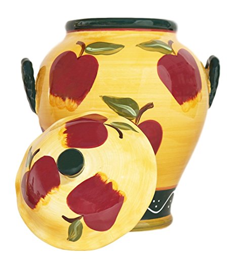 Country Apple Cookie Jar Canister